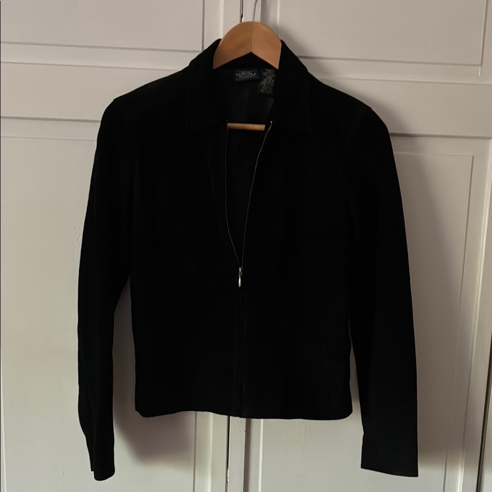 Sonoma Black Bomber Jacket Stylish and Versatile